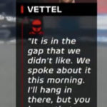 Vettel radio Silverstone
